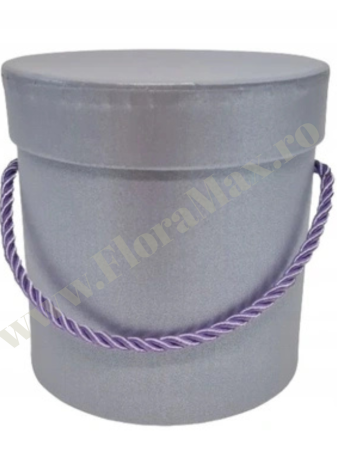 Cutii pentru flori - cutie-cilindrica-premium-cu-snur