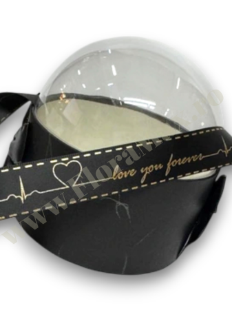 Cutie cupola rotunda cu dom transparent 14x14 cm [2]