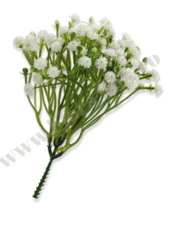 Flori Artificiale - Floarea Miresei Artificiala Gypsophila Alb 25 cm model Pik Floramax