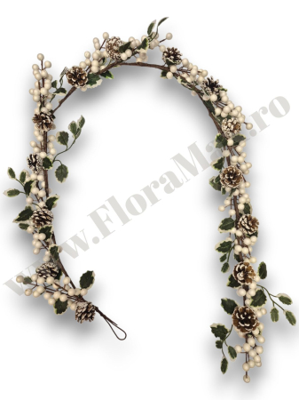 ghirlanda-bile-albe-conuri-frunze-148cm-floramax [2]