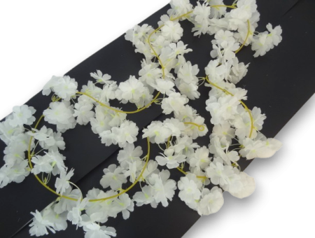 Ghirlande - Ghirlanda Flori Cires Alb 165 cm