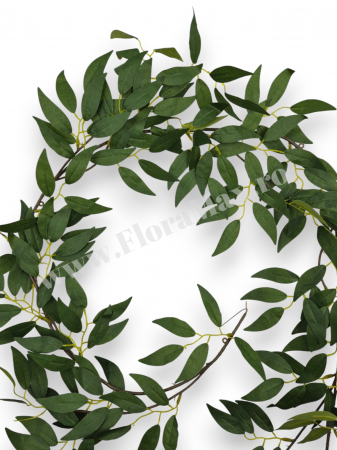 Ghirlande - Ghirlanda Frunze Ruscus Textil Verde 190 cm