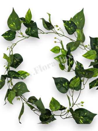 Ghirlanda Frunze Silicon Verde 210 cm [1]