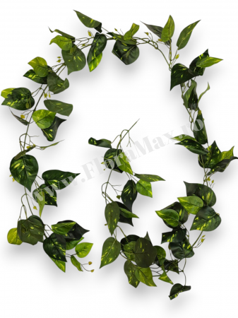 Ghirlande - Ghirlanda Frunze Silicon Verde 210 cm