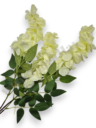 Glicina Wisteria - Glicina (Wisteria) Artificiala 100 cm - 3 Fire Albe Premium - Floramax