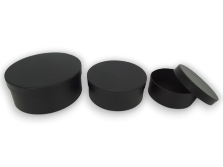 Cutii pentru flori - set-cutii-rotunde-negre