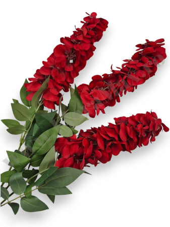 Glicina Wisteria - Glicina (Wisteria) Artificiala 100 cm - 3 Fire Albe Premium - Floramax