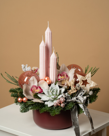 Aranjamente florale - Aranjament Orhidee sub Stele