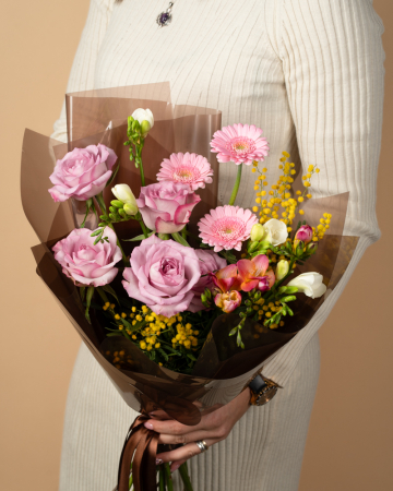 Buchete de flori - Buchet Eleganță Pastelată
