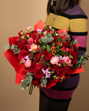 Buchete de flori - Buchet Pasiune în Roșu