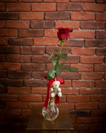 Buchete de flori - trandafir rosu valentine's day