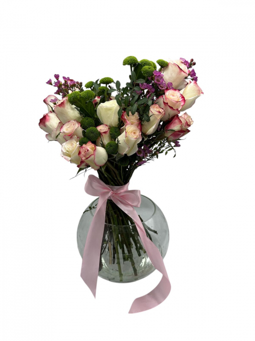 Buchet 17 Trandafiri 3 fire wax 3 si 3 fire de Santinii [2]