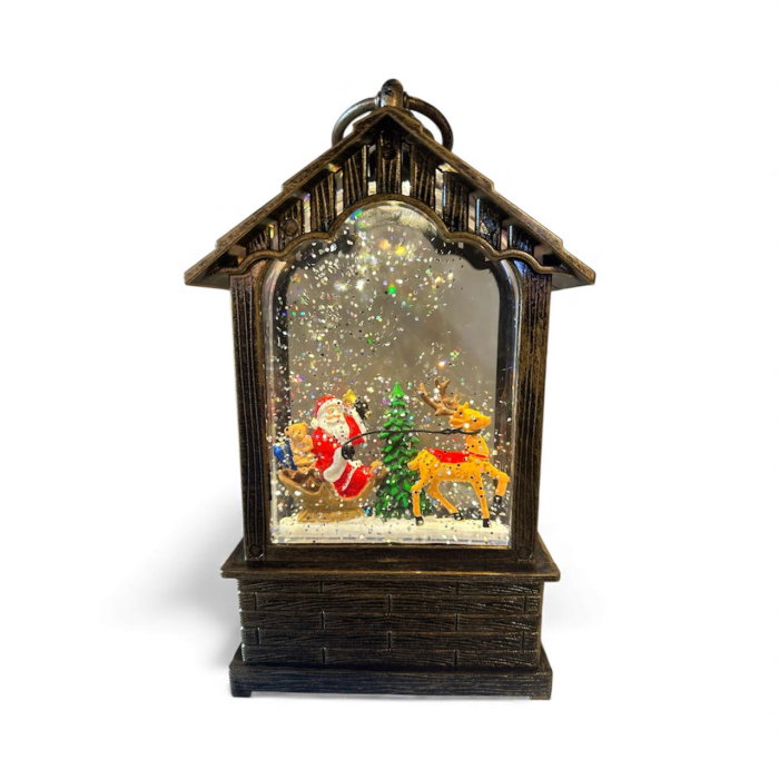 Cutie muzicală Crăciun Felinar cu Mos Craciun [3]