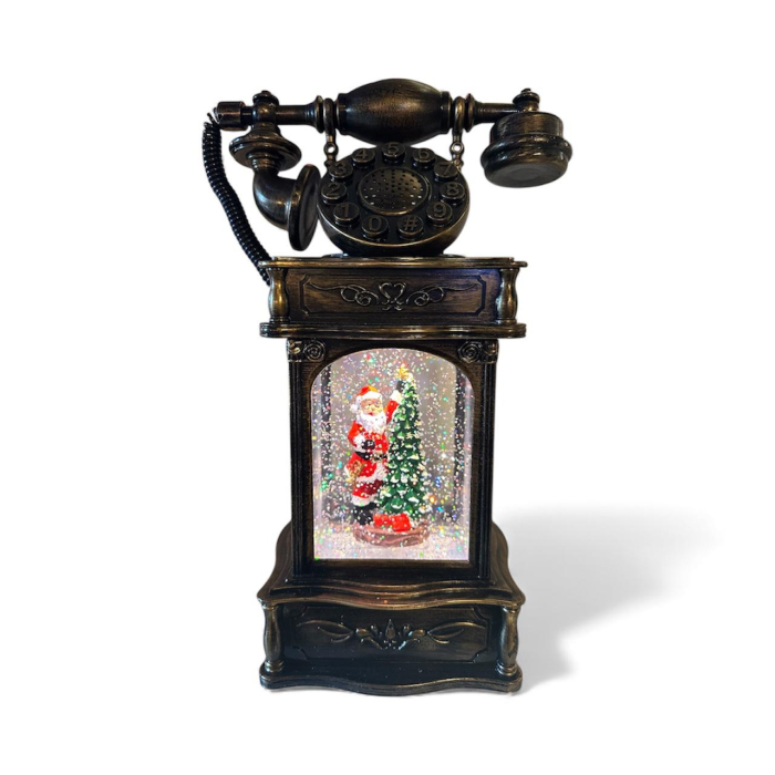 Cutie muzicala Decoratiune Craciun Telefon Retro [2]