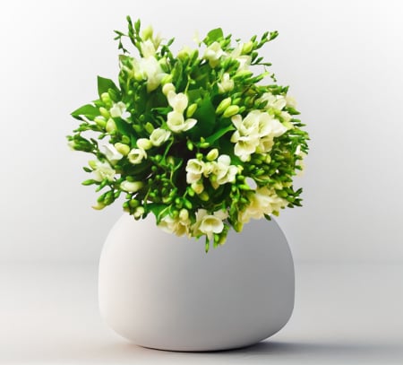 Buchete de sezon - Buchet cu 45 frezii albe