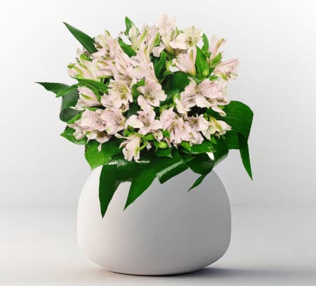 Buchete de sezon - Buchet cu 7 alstroemeria roz