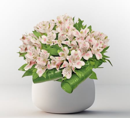 Buchete de sezon - Buchet cu 11 alstroemeria roz