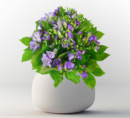 Buchete de sezon - Buchet cu 25 frezii mov