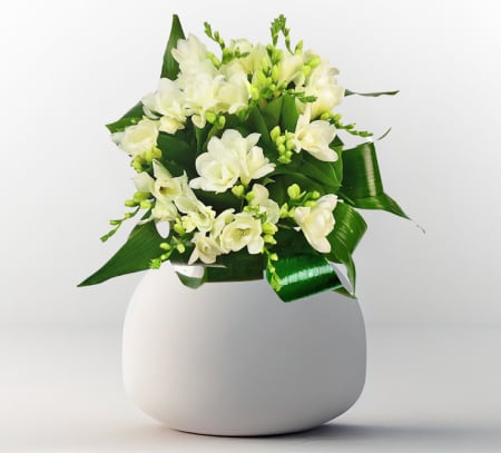 Buchete de sezon - Buchet cu 19 frezii albe