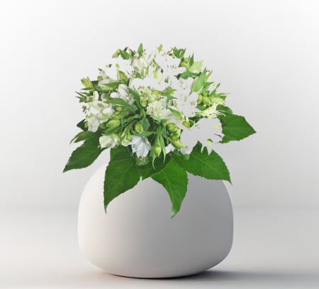 Buchete de sezon - Buchet cu 19 alstroemeria albe