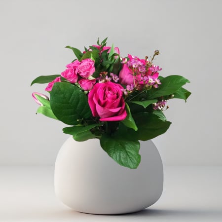 Buchete de trandafiri - Buchet flori Love is Pink