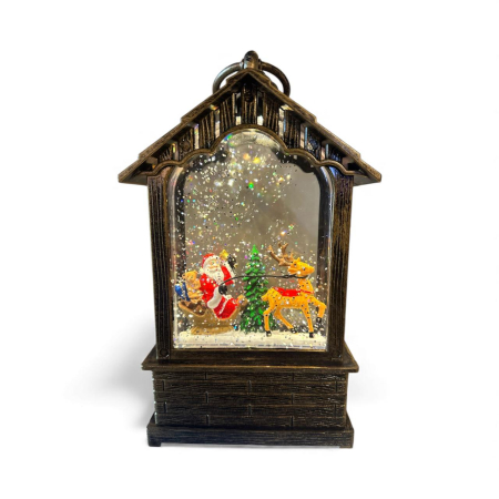 Cutie muzicală Crăciun Felinar cu Mos Craciun [2]