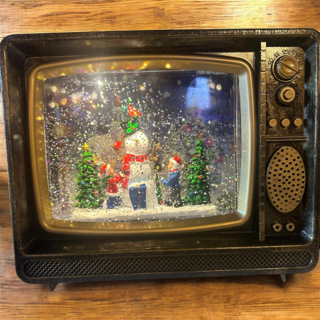 Cadouri - Cutie muzicala Decoratiune Craciun Retro TV