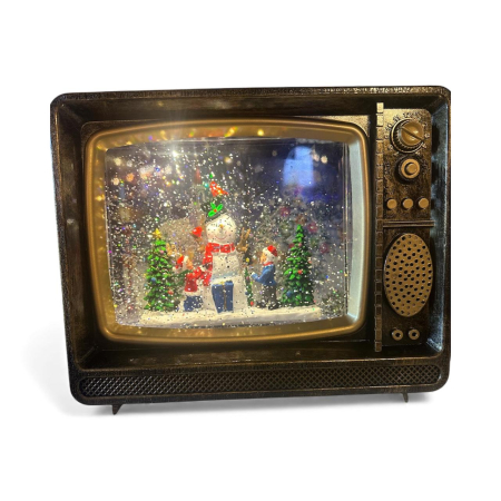 Cutie muzicala Decoratiune Craciun Retro TV [1]