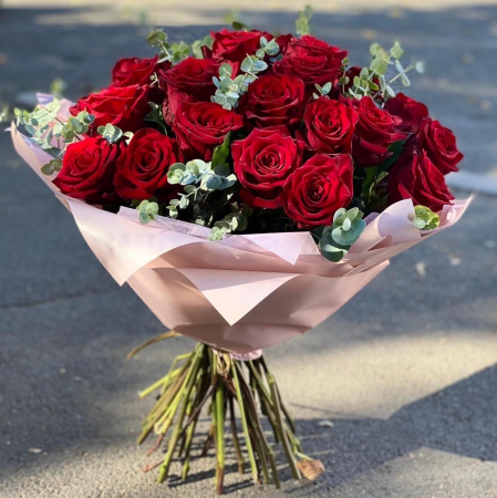 Produse - Buchet 39 trandafiri rosii