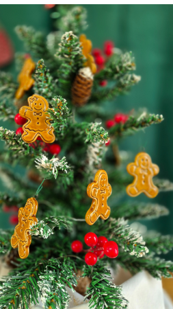 Flori din Ceramica - Decorațiuni de Brad - Ginger Bread