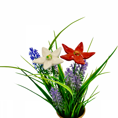 Flori din Ceramica Medii - Floare Stea