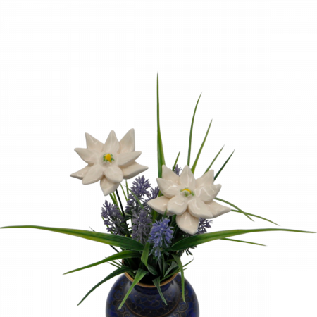 Flori din Ceramica Mari - Floare de Colt din Ceramica