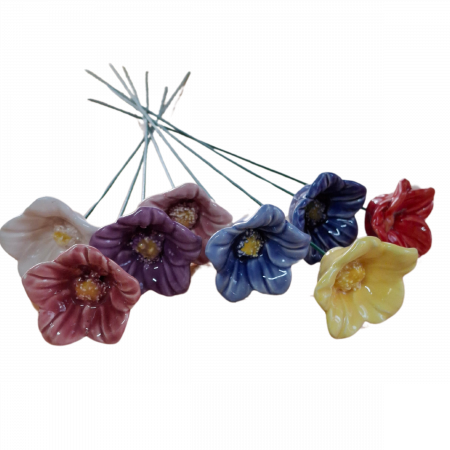 Flori din Ceramica Medii - Trandafir din Ceramica