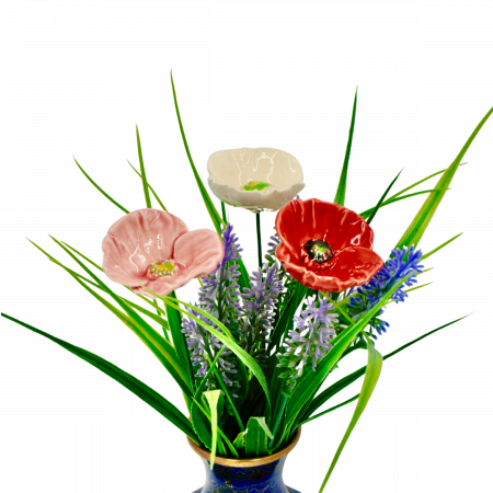 Flori din Ceramica Medii - Mac Mic