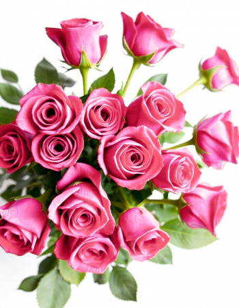 Buchete Flori - Buchet trandafiri roz personalizat