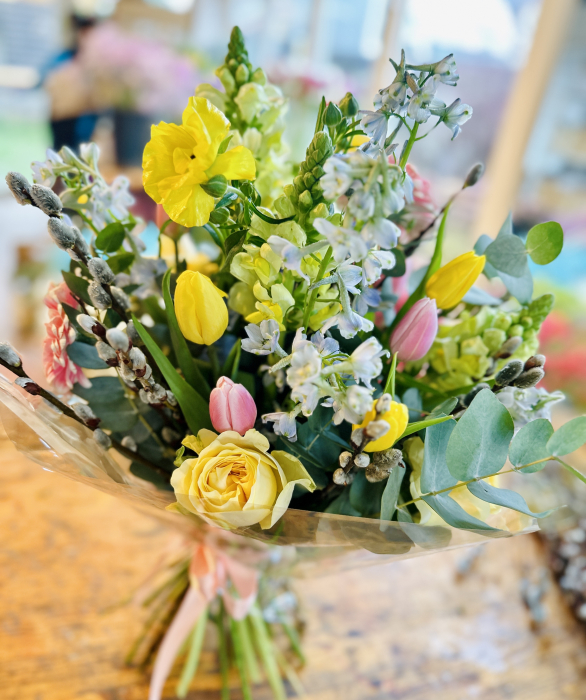 Buchet Anca s CHOICE. Wild, galben, bleu roz  XXL [1]