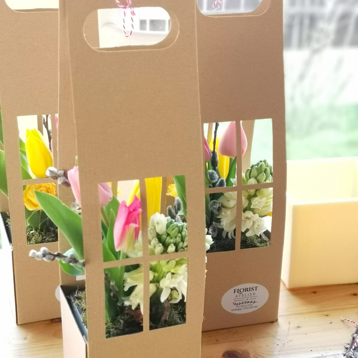 CUTII CARTON CĂSUȚĂ 2.98 lei. MIXT alb si craft. Set 100 bucăți. [5]
