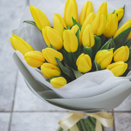 BUCHETE FLORI - Buchet lalele Galbene