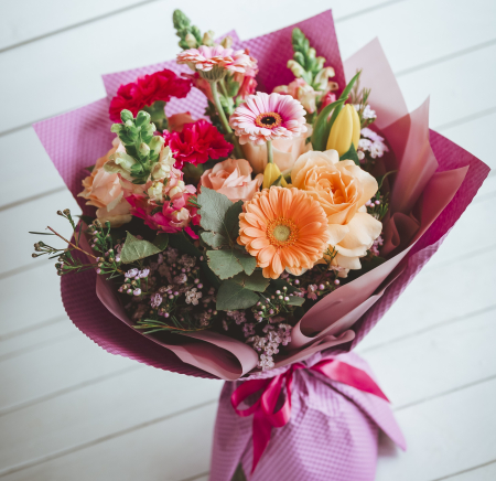 Buchet mixt cu flori fresh, colorate și parfumate. Livrare Timisoara.  Comandă acum. [1]