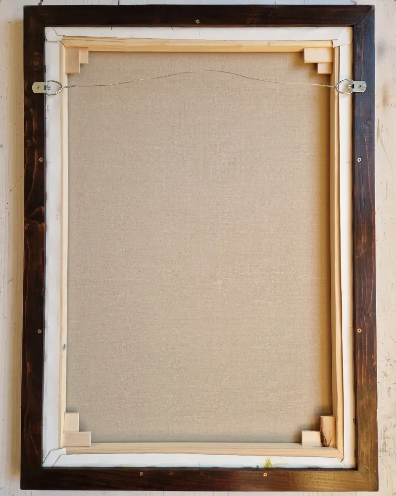 Tablou pictat manual „Între anotimpuri” – pictură originală Flow Art [8]