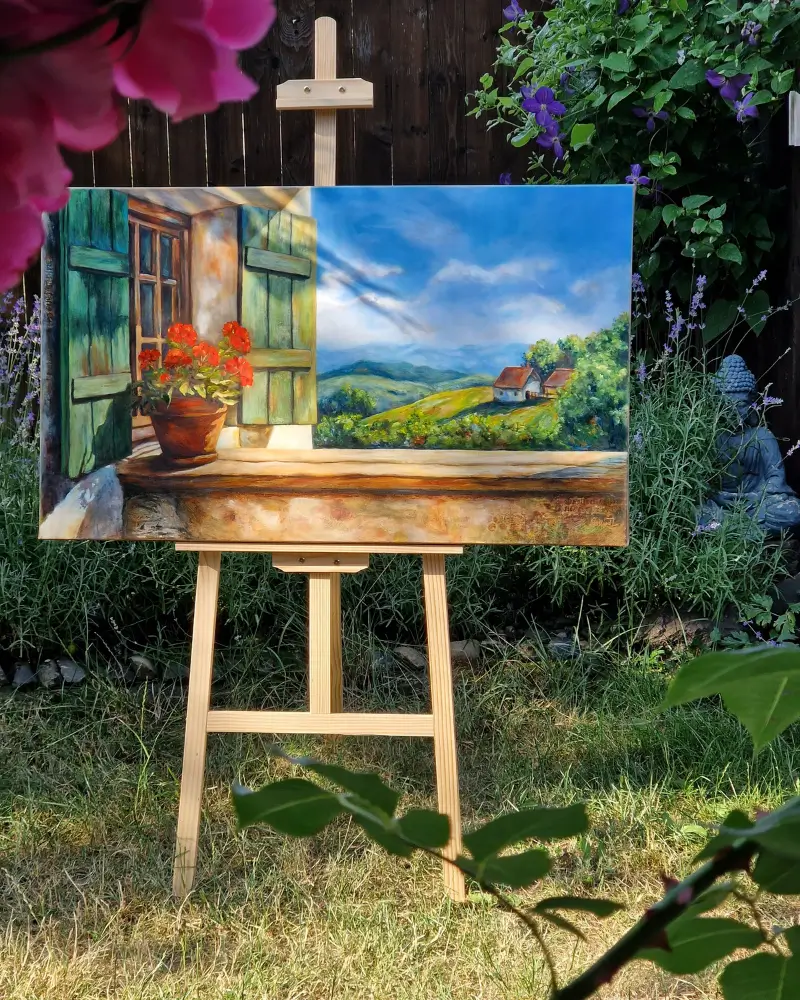 Tablou ulei pe pânză – Parfumul verii | Flow Art [4]