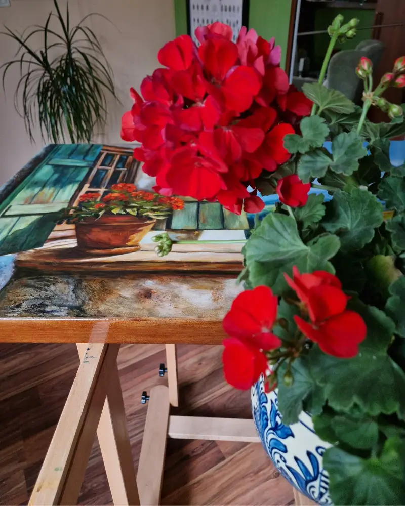 Tablou ulei pe pânză – Parfumul verii | Flow Art [2]