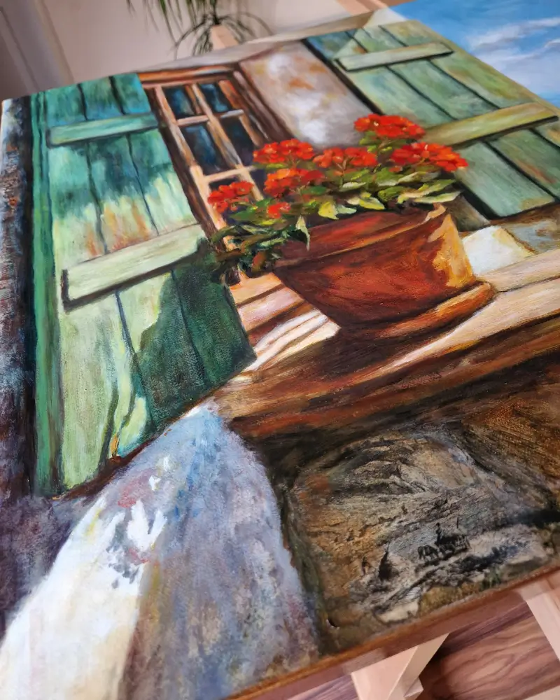 Tablou ulei pe pânză – Parfumul verii | Flow Art [3]