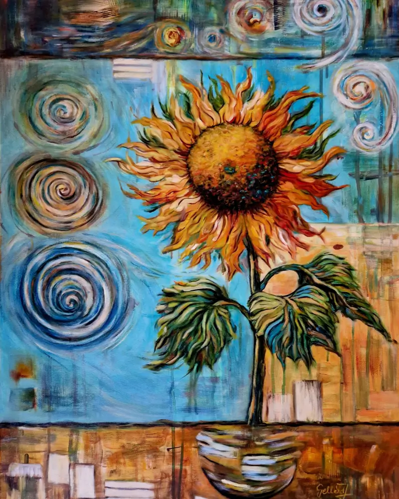 Dansul Luminii – Pictură originală semnată de Judit Gellerd [2]