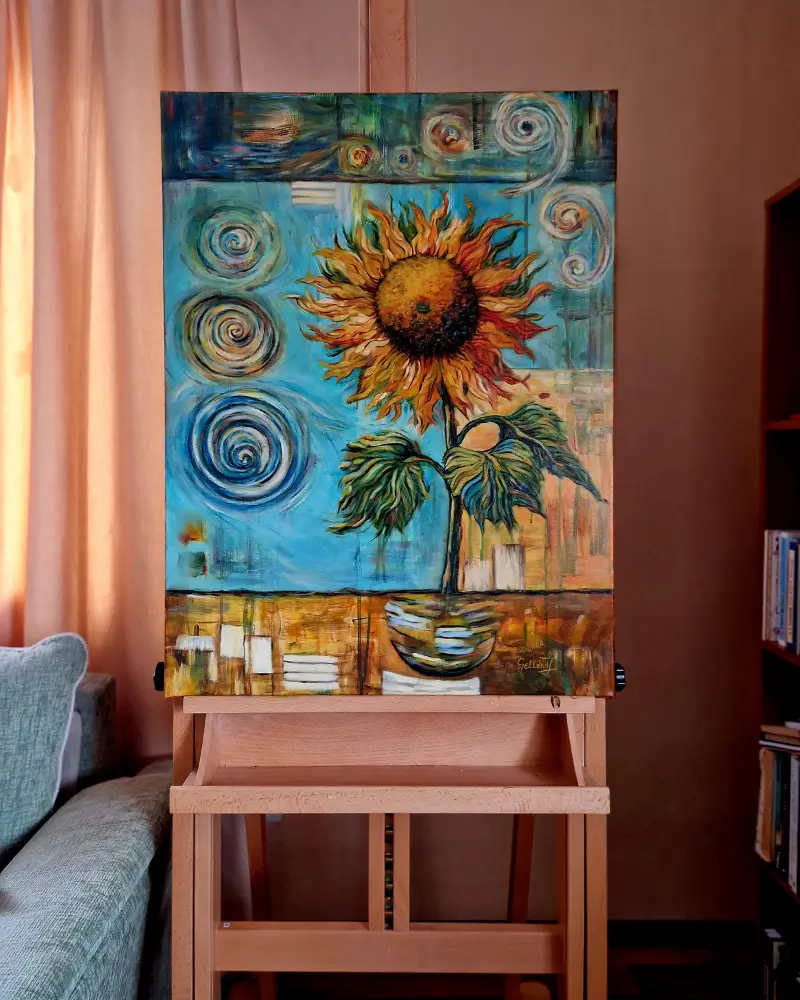 Dansul Luminii – Pictură originală semnată de Judit Gellerd [3]