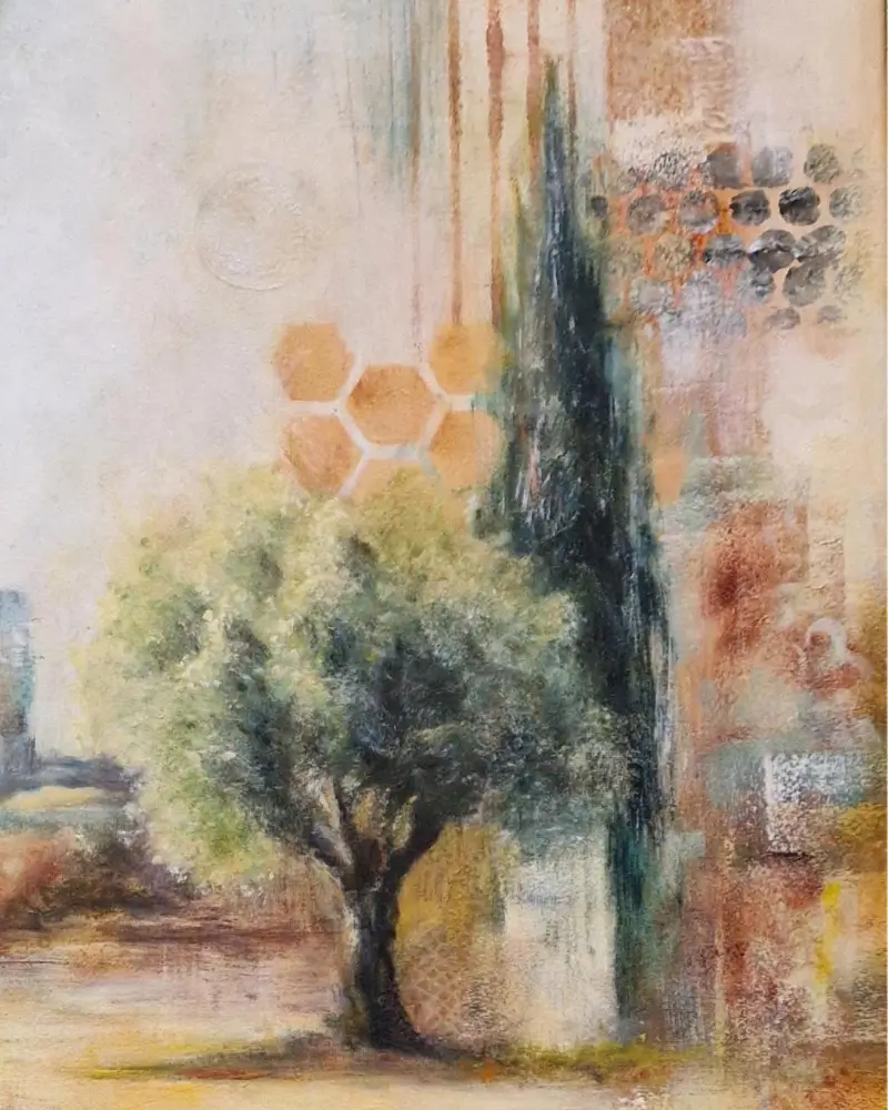 Tablou original – „Dor de altundeva” – pictură pe pânză [5]
