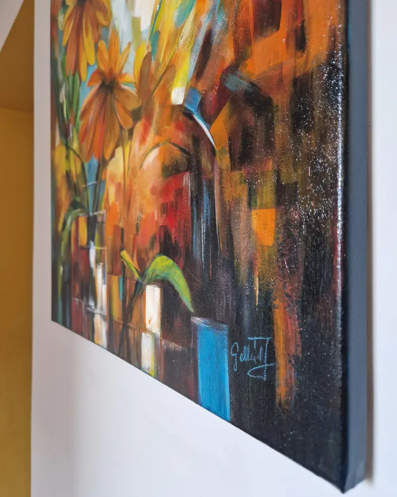 „Grădina Culorilor” – Pictură originală semnată de Judit Gellerd [4]