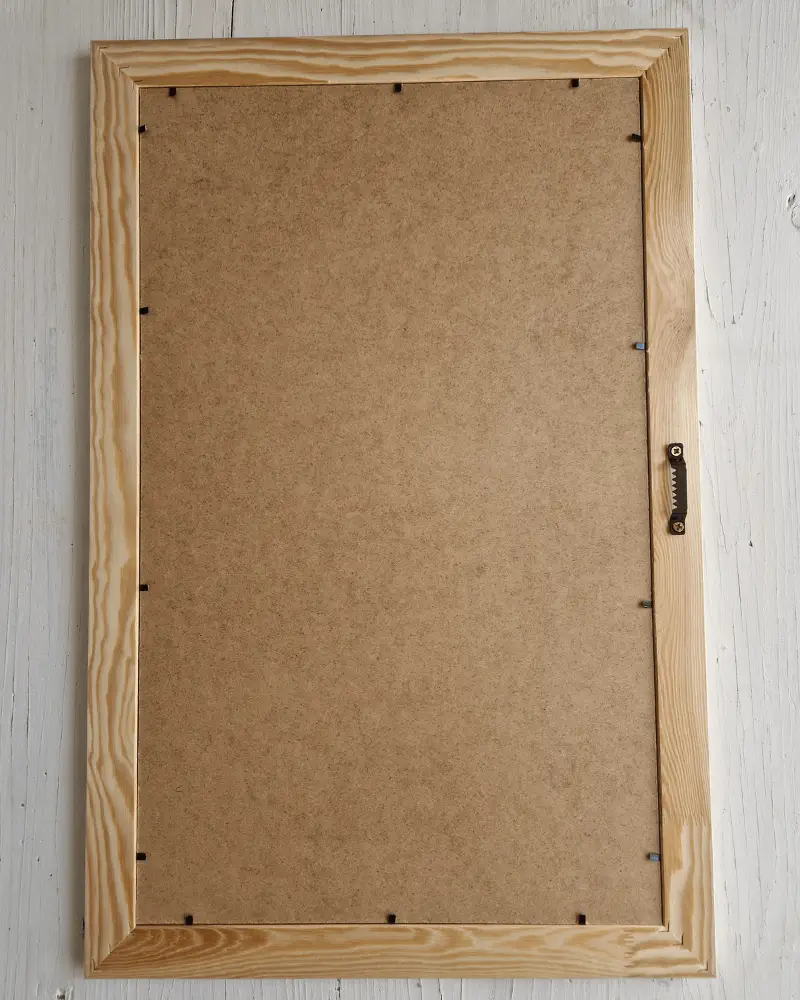 63 x 40 cm. Tablou pictat manual, acuarelă, înramat – Peisaj de iarnă, ideal pentru living și dormitor [7]