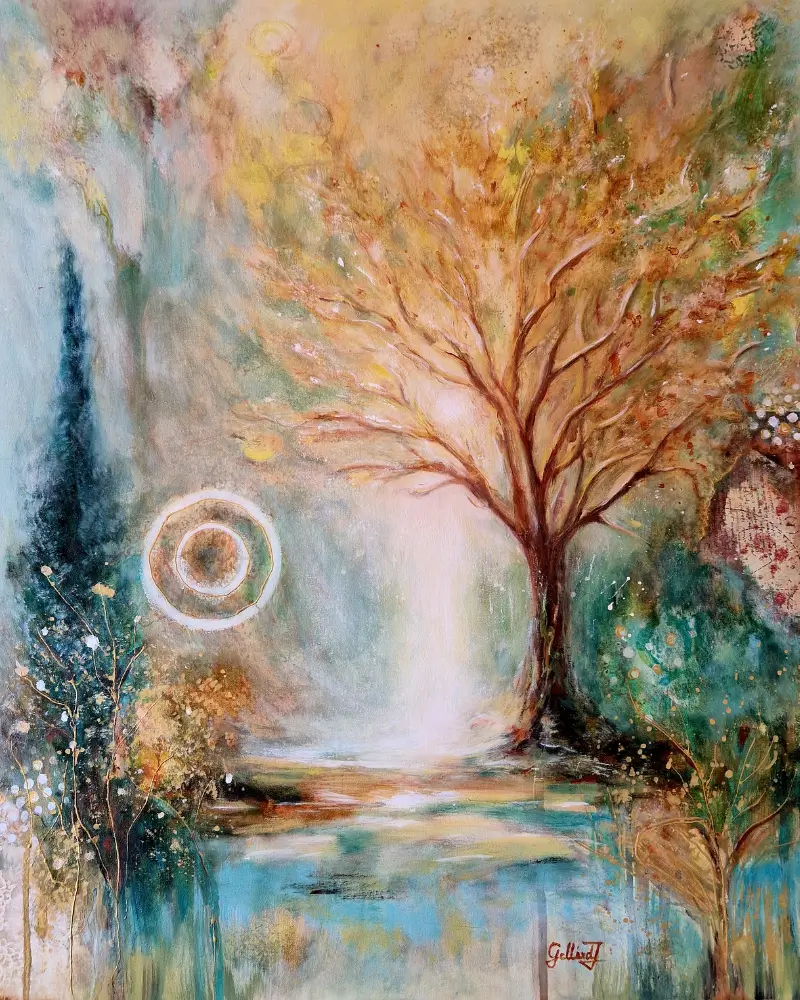 Tablou original – „Poarta de Aur” – pictură pe pânză [2]