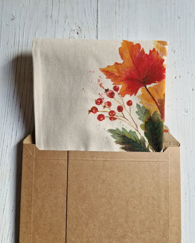 Sacoșă pictată manual – Culorile toamnei | Fabricat în România [3]